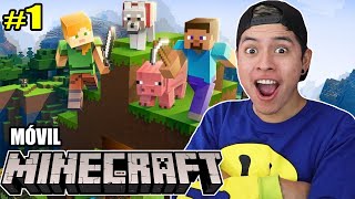 VUELVO A EMPEZAR EN ESTE JUEGO PERO... en CELULAR !!! 😱 MINECRAFT