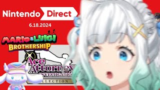 Mint reacts to the Nintendo Direct【Maid Mint Fantome】