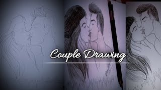 loving couple kissing drawing  #drawing #shorts