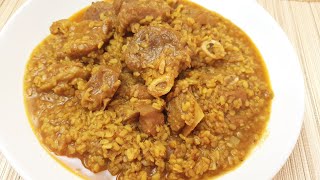 মুগডাল দিয়ে খাসির গোশত রান্নার রেসেপি। Mutton curry with mungbean.