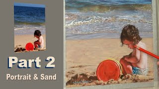 Pastel Seascape Tutorial | Easy Way To Draw The Figure & The Sand. Narrated With Some Realtime