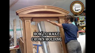 Woodworking Projects || How To Make Custom Crown Molding