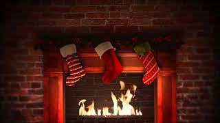 Jingle Bells, 6 Different Versions 🎄 Top Christmas Song with Christmas Fireplace Background