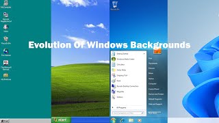 Evolution Of Windows Backgrounds (1995 - 2022)