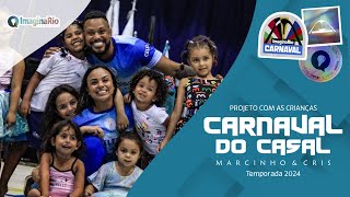 Marcinho e Cris com as crianças de Vila Isabel | Carnaval do Casal 2024 (Short Video)