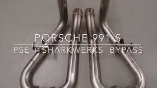 Porsche 991 Exhaust PSE + Sharkwerks Bypass