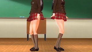 4K推進ダンス（4K dance）COM3D2「Charm in Love」ブレザー女子　high school girls