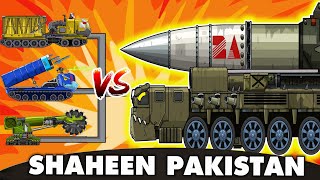 How Scary Is SHAHEEN III PAKISTAN'S GIANT ROCKET? | Cartoons About Tanks | TankAnimations