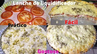 Esse lanche de liquidificador sempre substitui o meu jantar.