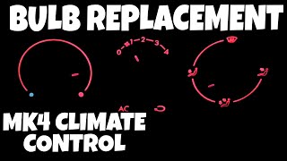 MK4 GOLF | climate control bulb replacement