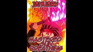 Your Month Your Breathing Style (Remake) Part 1 #demonslayer #giyuutomioka #obanai #rengoku