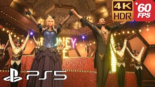 Cloud Dances With Andrea Rhodea Scene | Final Fantasy 7 Remake PS5 60FPS 4K HDR