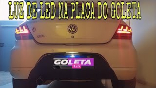 COMO TROCAR LUZ DE PLACA DO GOL G5!