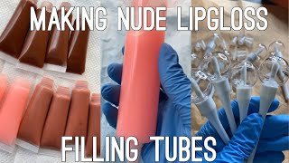 ENTREPRENEUR LIFE EP:9 WATCH ME MAKE NUDE LIPGLOSS + FILLING TUBES