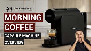 Brewing Coffee Pods on the Morning Capsule Machine