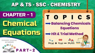 10th Class Chemistry Chapter 1 | Part-2 | Balancing chemical equations, hit & trial method