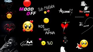 😥Mood off dp photos | Mood off black whatsapp dp🥀 | Sad dp alone dp | Mood off whatsapp status