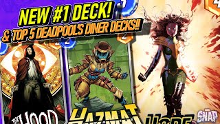 NEW #1 Deck AND Top 5 Deadpool Diner Decks! - Marvel Snap