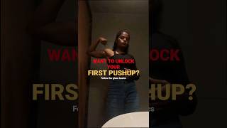 UNLOCK FIRST PUSHUP💯✅️ #youtubeshorts #motivation #bodyweightexercises #shortsviral #viral #pushups