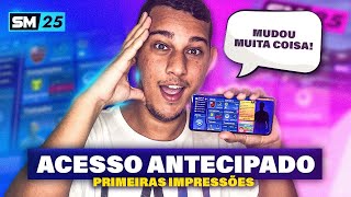 SM25: PRIMEIRAS IMPRESSÕES da BETA SOCCER MANAGER 2025 ( acesso antecipado )