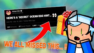 NOBODY Noticed This OCEAN EGG Hint Adopt Me *SECRETLY* Gave Us... (it's crazy)