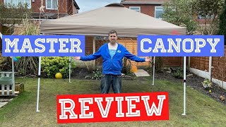 MasterCanopy Pop up Gazebo Review - My Thoughts After 12 Months Plus How To Put Up With One Person