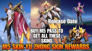 Get all These Skins via M5 Pass in M5 EVENT | Yu Zhong M5 Skin | MLBB