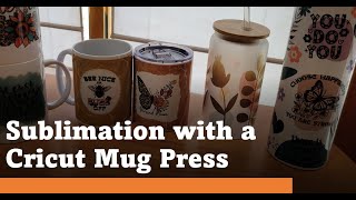 Tumblers with a Cricut Mug Press #sublimationtumbler #sublimationtutorial #sublimationforbeginners