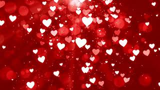 VALENTINES DAY Background 💖 Animated Heart Shape particles💗