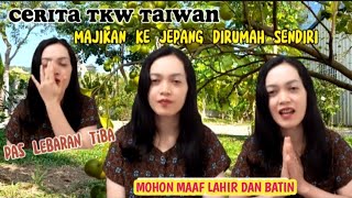 uji nyali harus berani dirumah sendirian  karena majikan liburan pergi ke jepang//cerita tkw taiwan