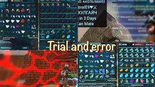 |ARK MOBILE| different trials led to the biggest loot #arkmobile arkmonilepvp #arkmobilepvxc