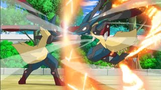 Mega Lucario Vs Mega Lucario Clash Battle | Pokemon XY Episode 31