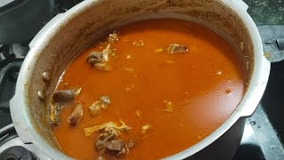 ಮೇಕೆ ತಲೆ ಕಾಲು ಸಾರು ||THALE KALU SAARU||GOAT LEGS AND HEAD SAMBAR RECIPE