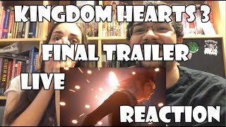 Kingdom Hearts 3 Final Battle Trailer Live Reaction & Announcement