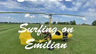 Gyrocopter - Autogiro ELA07 - Surfing sugli Appennini Emiliani - Summer 2021