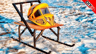 How to quickly make a sled for children @diyertools