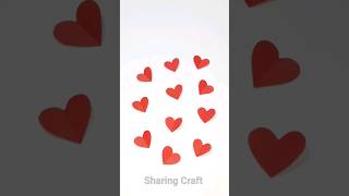 How To Make Paper Heart Easy | Mini Paper Heart Making Idea | Diy Paper Heart #shorts