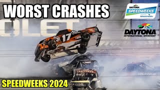 Worst Crashes of NASCAR 2024 Daytona Speedweeks