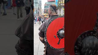 Ragnar Lothbrok Walking in Public #reactionvideo #ragnarlothbrok #foryou #reaction #fashion #public