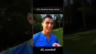 Life before I had a phone 😔❤🩹 #edit #fypシ゚viral #cr7 #trending #capcut #heartrend #football #goat