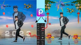 Happy New Year 2023 Special photo editing | picsart happy new year photo editing |photo editing 2023