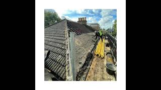 New roof interlocking tiles transformation please like and subscribe for more