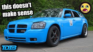 800HP Hellcat Swapped Dodge Magnum is Hilariously Scary