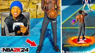 BLACK AIR FORCES + BEST SLASHING PLAYMAKING BUILD Is RUTHLESS In NBA 2K24..