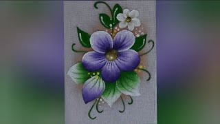 01 - Pintura de flor fantasia