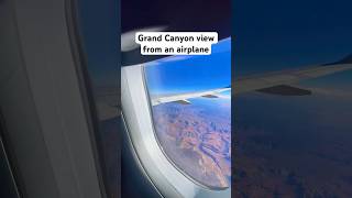 Grand Canyon view from an airplane