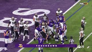 Vikings Freeze Tag Touchdown Celebration | Saints vs Vikings Divisional Round