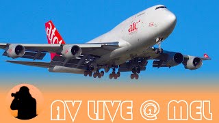 🔴B747 CARGO SPECIAL | LIVE Plane Spotting at MELBOURNE AIRPORT AUSTRALIA with 📻 LIVE ATC!