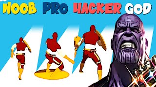 NOOB vs PRO vs HACKER vs GOD in Captain Run | GokuNoob