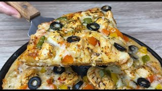 No Yeast No Oven Pizza By Cooking Passion - Super Soft Pizza Without Yeast